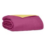 Κουβερλί percale μονόχρωμο Pink Υπέρδιπλο (220x240)