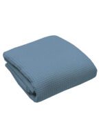 Κουβέρτα πικέ cotton Blue King Size (240x260) - Image 2