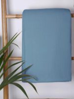 Κουβέρτα πικέ cotton Blue King Size (240x260)