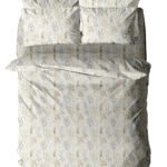 Μαξιλαροθήκη Menta Εμπριμέ 400 Beige 50x70