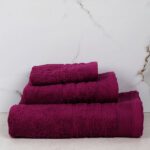 Πετσέτα Χίμπουρι 5 Mauve Προσώπου (50x90)