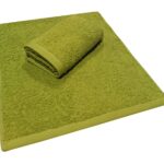 Πετσέτα ΚΟΜΒΟΣ Πεννιέ PLAIN LINE 500γρ/μ2 GREEN Χειρός 30x50