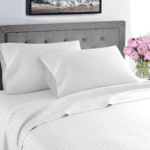 Σετ Σεντόνια ΚΟΜΒΟΣ Satin Stripe TC300 100% Cotton 250x280
