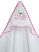 Κάπα κεντητή Panda Pink 75x75 - Image 2
