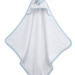 Κάπα κεντητή Heart Blue 75x75