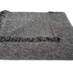 Ριχτάρι ΚΟΜΒΟΣ Σενίλ 1θ 180x180 Ψάθα Light Grey